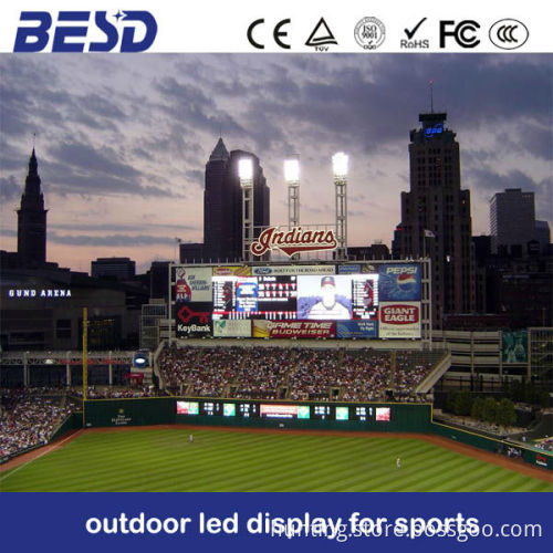 sports stadium perimeter p10 led display sports arena led sign p10 display